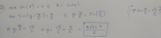 57 KM are sim (K) = x - k= sin(x) are sinly 7) = 7 - - Z Z = sin() y. B y + - 33**