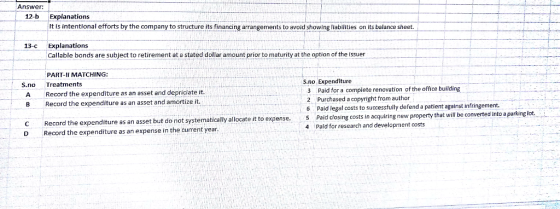 Answer: 12-b Explanations It is intentional efforts by the company to structure its financing arrangements to avoid showing l