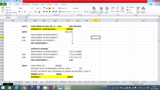 ACCOUNTS latest - Microsoft Excel (Product Activation Failed) View Add-Ins File Home Insert Page Layout Formulas Data Review