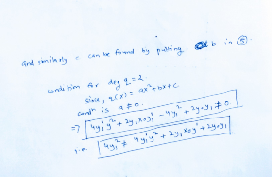с. and similarly can be found by putting odb in 6 condition for deg q=2 Р since, qcx) = ax+bx+c. cond is a to. чу - уход; -