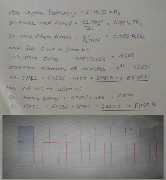 : 11.0992 mH2 so, times, clock impt 2 0.9216 M12 12 o.927 So00/1.085 26= 66536 So, TrtL = 65636-4608-60928- EEOOH. So, tunnee