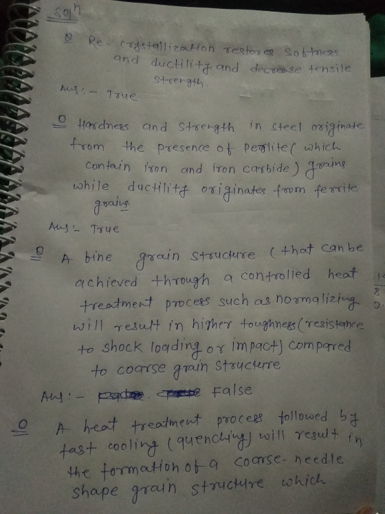 SO Re-crystallization restores softness, nd ductility and decrease tensile, strength. an Aus! - True Иg i Hardness and streng