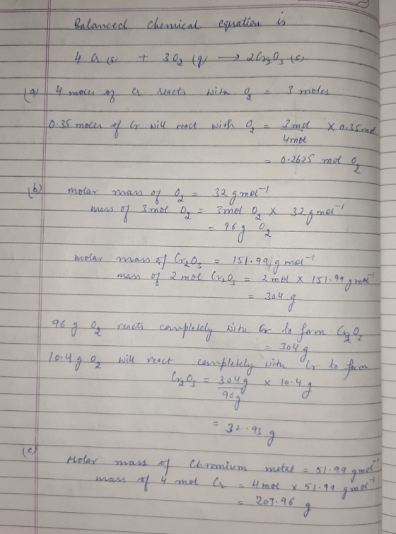 Balanced chemical equation is ( 4 a 8 + 30 la 260, is 4 mocus of a reacts with og 3 moles 10.35 moles of by will react with o
