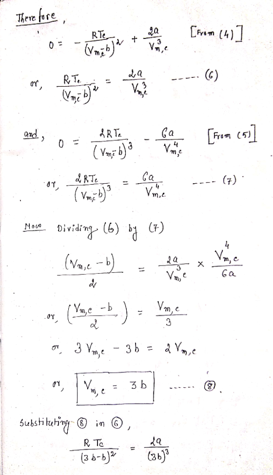 There fore R Te () RT К? Vnib ond Ca ART (Vmyrb)3 /m2 Ca Vme (7) (Vb Vme Noua Dividing (6) ) (vae-b) Ga -b 3 3 b 3 Vm M,C 3 b