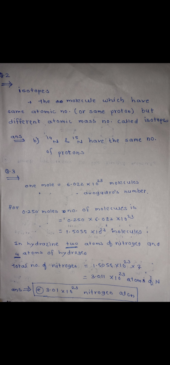 3.2 isotopes & the ao molecule which have same atomic no. (or same proton) but different atomic mass no. called isotopes and