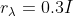 r_\lambda = 0.3I