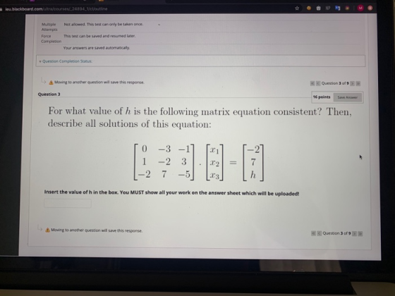 leu.blackboard.com/ultra courses/_24894_1/cloutline Not allowed. This test can only be taken once. Multiple Attempts Force Co