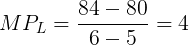84 - 80 MP= -4 6-5