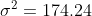 o2 = 174.24
