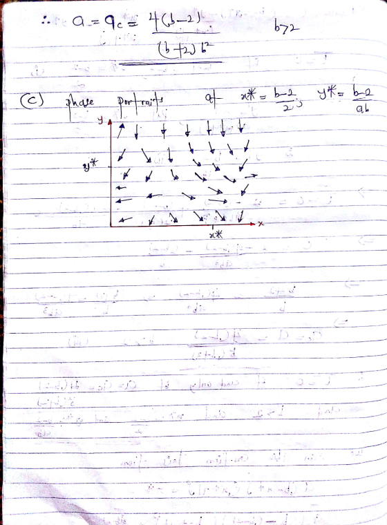 by2 9_=9c = 465–2) (6 72 6² (c) phase portrait at a* = bod y*= bz ab y y* * t b V. o* Code