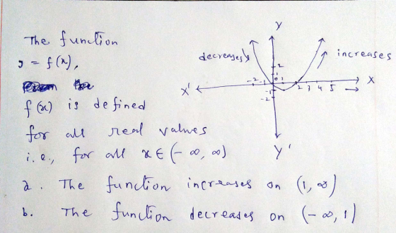 The unto deceer increase s 6x) is de ined a The functon ncrans b. The