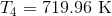 T_{4}=719.96\textup{ K}