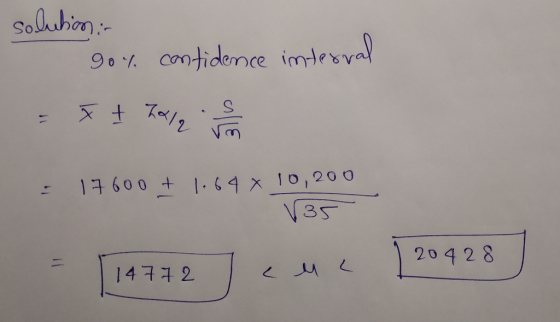 Sohubian 90% Comtidence imlesyal T812 1 600 + 64 x 10,200 35 20428 14772 <uK