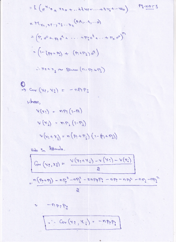 lan Cov(x; , X ;) = anpeps dodu - - do-do-do-do- idlus-du-gado (dtod) un ((*) - (-X)^-ffX+óx) = (bxdx) nog opweg us que (0-1)