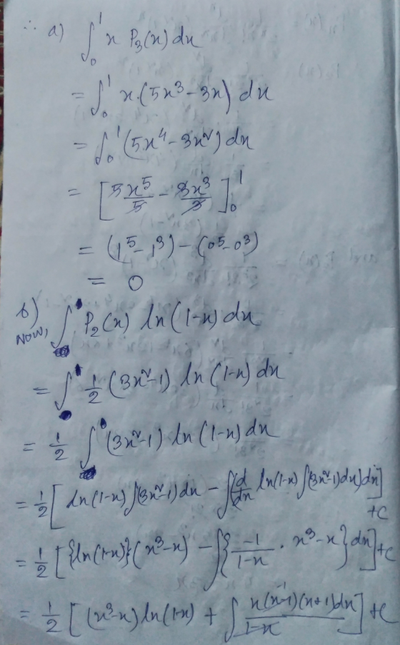 a) in P (n) du dlho = fx. (523-32) du so (51 - 30 de - 5525948 = 65,99-(05.03) 6) le (a) ln (1-2) du - so 2 (3 x 1) ln (in