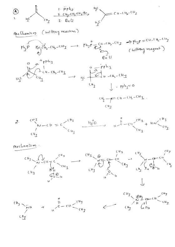 @ pphe 2. сH,к, -н, ЗҮ, — си - + - сч, си, 3 Ru G mechanism (witting reaction) Phyp Brick-cik-city phap CH-CH-CH3 phap =CH-
