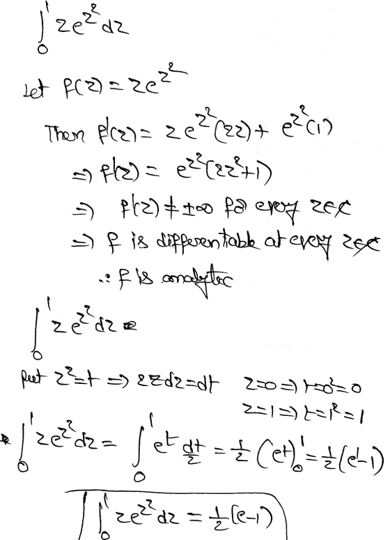 zezed ze d2 Let f(2)= zeze 2(22)+ e ci Them f(2)=ze - Plz) = ez(2271) - p2) #100 fa erosy zee >> 18 differentable at every se