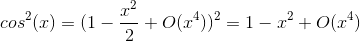 cos-(2) = (1--+0(14))-1-r2 + O(z4)