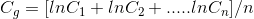 Cg = InC1 +InC2+ .....InCnln