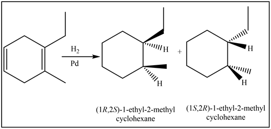 111111H
+
(18,25)-1-ethyl-2-methyl
cyclohexane
(18,2R)-1-ethyl-2-methyl
cyclohexane