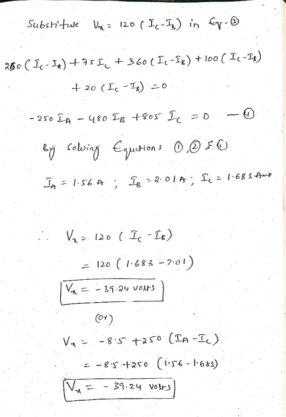 Substitute Ux= 120 ( I.-Ig) in fr.o. 200 ( Ic-In) +951 +360( Ic-Ig) +100( Ic-Is) I D + 20 (Ic -T3) 20... : : - 250 I Ä - 480.