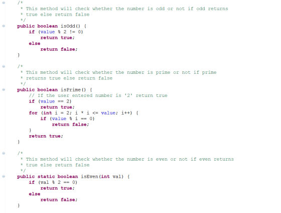 * * This method will check whether the number is odd or not if odd returns true else return false */ public boolean isOdd ()