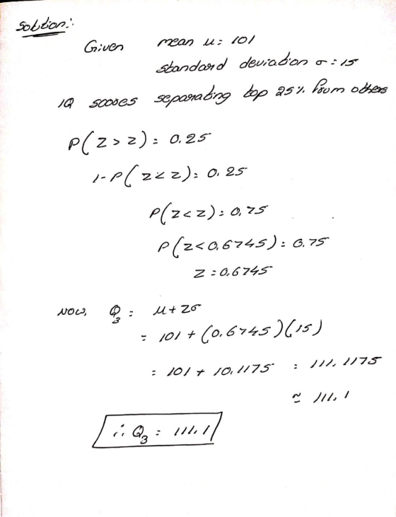 sobton: میر : 0 Given man : 70/ Standard deviation scoses separating top astfoom others 025 0.25 : ( د )P 25 ه .(= ۰ / 02/ تو