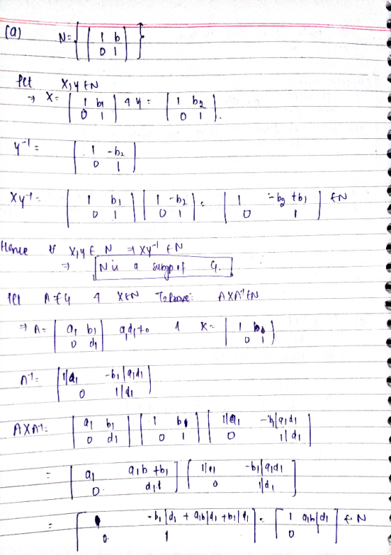 X4 EN 1 by 7 X 4 TO 1). Ibi1 1 -621 bi I EN Hence txu EN XY EN __7 Nisa subjp of_q let AfG 4 XEN to prove AXAMEN And I ar bi