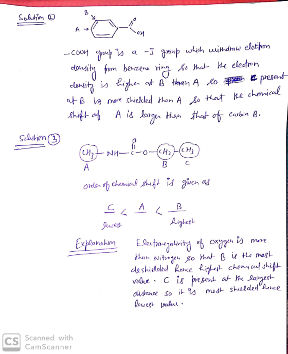 C.Ron 9 Solution 7 - -COom poup is a -I group which will draw elettron donsity from benzene ring so that the election clensit