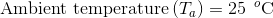 Ambient temperature (T) = 25 °C