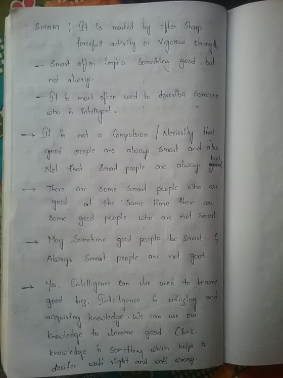 SMART : 4 Po marked by often Sharp forefuil alhvily Smart oflon fmplies Somelhing good , but net alony. vgonu tlimngh oY 1 mo