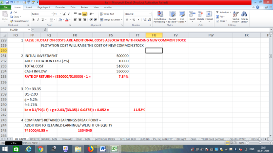 - 2x Σ AutoSum : A Fill 2 Clear ke - Microsoft Excel (Product Activation Failed) File Home Insert Page Layout Formulas Data R