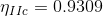 \eta _{IIc}=0.9309