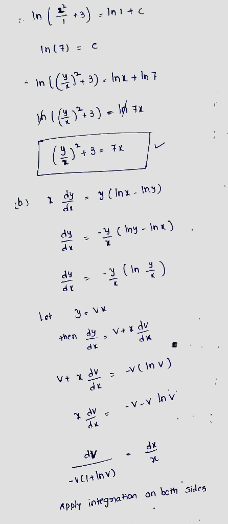 sin(후3) =1n1+c In(7) = c * In [(+3) . Int + lo7 6 (43) - 15 x 1 1tb) , , 39 Inx - Ins) 분 뭐음 - 봇(by-In). - (n) let 3- VK then