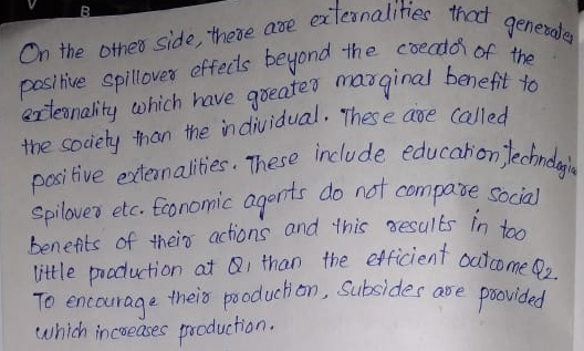 On the other Side, there ave exTernalitie positite spiliover offets beyond the cvectd of azleonaity which have qoeatea maagin
