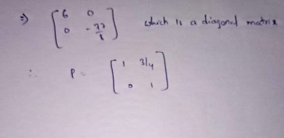 which is a ؛ diagonal matrix [.. و3