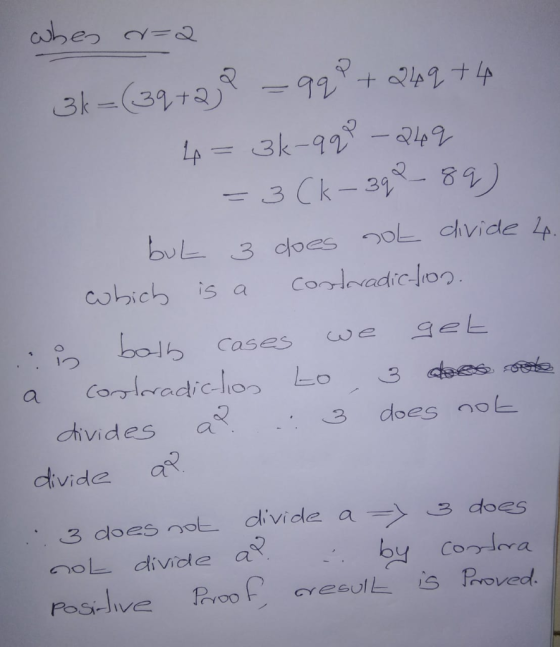 whes d=2 3k= (34+230 - 999 + 24q+4 4 = 3k-qq - 240q = 3 (k-39-89) but 3 does not divide 4 which is a contradiction. i bath ca