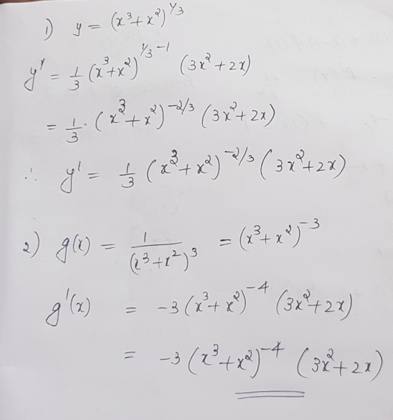 y = (x²+28) % =. (2*+x)=4> (3»°+23) 2) g(e) = baitis = (2+x) g|(2) = -3 (2+x) * (3x2+2x) = -3 ( 2² + x + ( 32 + 2x)