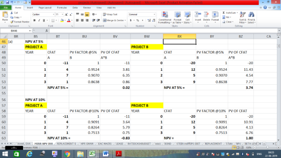 proiects (Autosav File Home Insert Page Layout Formulas Data Review View Add-Ins - Cut AutoSum A A Wrap Text Calibri 11 Gener