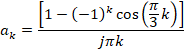 1-(-1)* cos(K) ax = ? jik