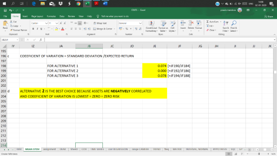 2 ENG Va R pravi mandura 1409 201 2020 - 518 Share Copy - AutoSum AYO Sort & Find & Clear Filter - Select- Edeng H I J K A 1