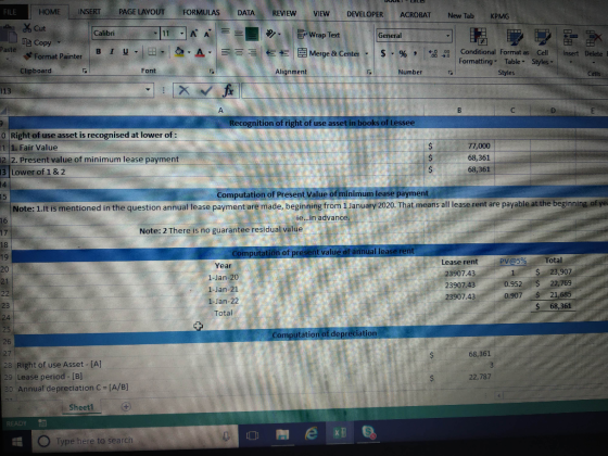 LUULERcel FILE DATA REVIEW VIEW DEVELOPER ACROBAT New Tab KPMG = D HOME INSERT PAGE LAYOUT FORMULAS % Cut Calibri 11 AA EB Co
