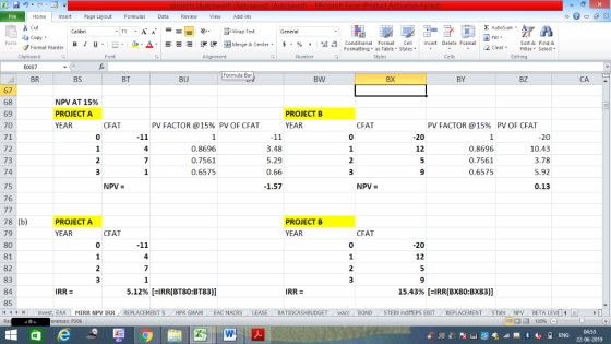 proiects (Autosav File Home Insert Page Layout Formulas Data Review View Add-Ins Cut Ea Copy - AutoSum A A Wrap Text Calibri