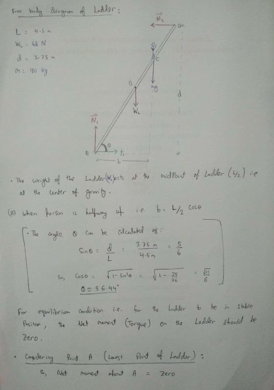 N2 4.5 b L Cese 2 4-5 - 25 3 6 5 6.44。 for eİwilibrium Corde hon ie. for te ladder to be in Sable e Net Pond (Torna ) on to L