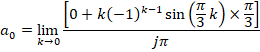 [o+k(-1)k-1 sin (5k) x 1 ao = lim jn