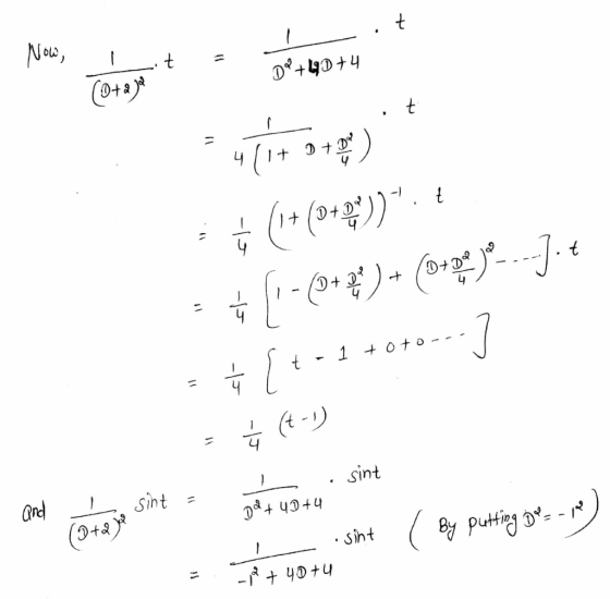Now, I t = C D + 4D + 4 (0+2) C + (1+(9+9)). + - -- (9+2°) + (9+gum ye.-Jot + / -1 + 0 + 7 (t-1) . . And . sint = Da + 40+4