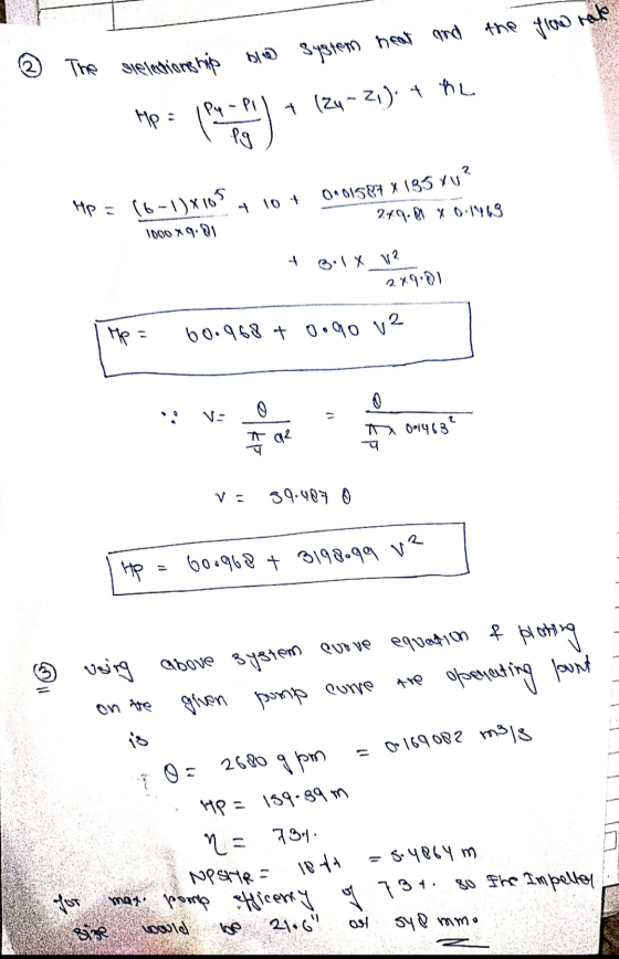 the flow rate The selectionship bio system heat and 4 (z4 - 24) 4 бL. Не : 1 P4-PI ) 2 + • 61681 x 135 Уу Hp = (-1)x65 21. 9