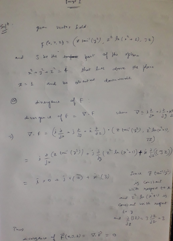 Tay Vetrr Ald Five f,, 2)= (y), 2* ( T) Sbe the mfea part hph +920-4 that lis drove doonwardls and uant cad of F マ=i +j2 Jy J
