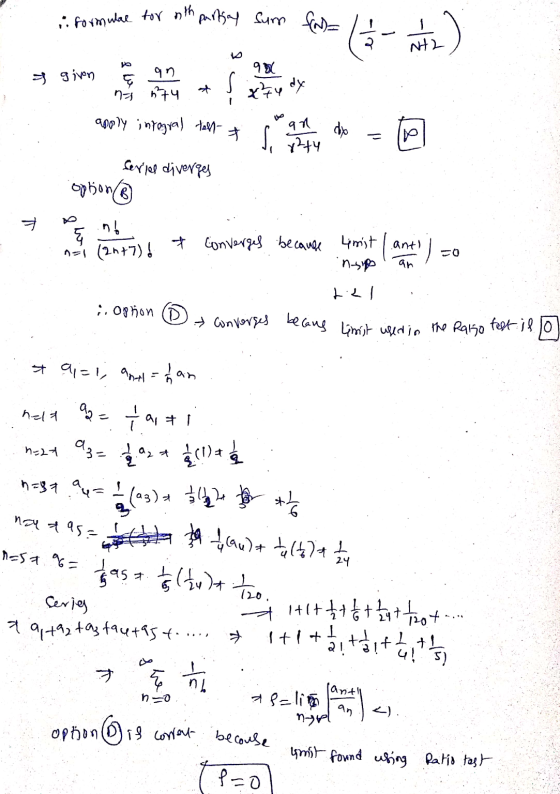 2. Formulare for oth partsat sum fa- 1 - 1 t h iro rmulae f given an Ę na 574 apely integral tot 7 si penting the = @ Series