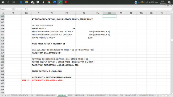 u 21 e Paw B D x 0555 H ENG 16 01 2020 21 -N345 x v for H FG F FL FJ FK FL F M FN FOFPFQ FR FS- 345 346 AT THE MONEY OPTION,